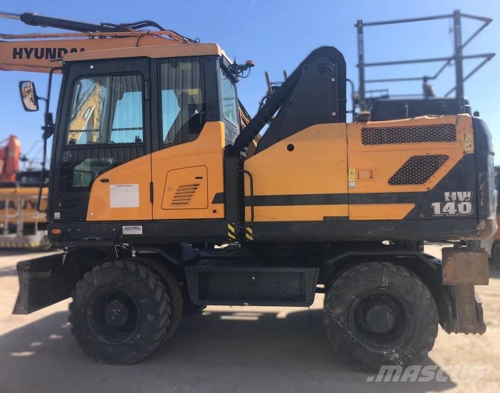 Hyundai HW140 Gumikerekes kotrók
