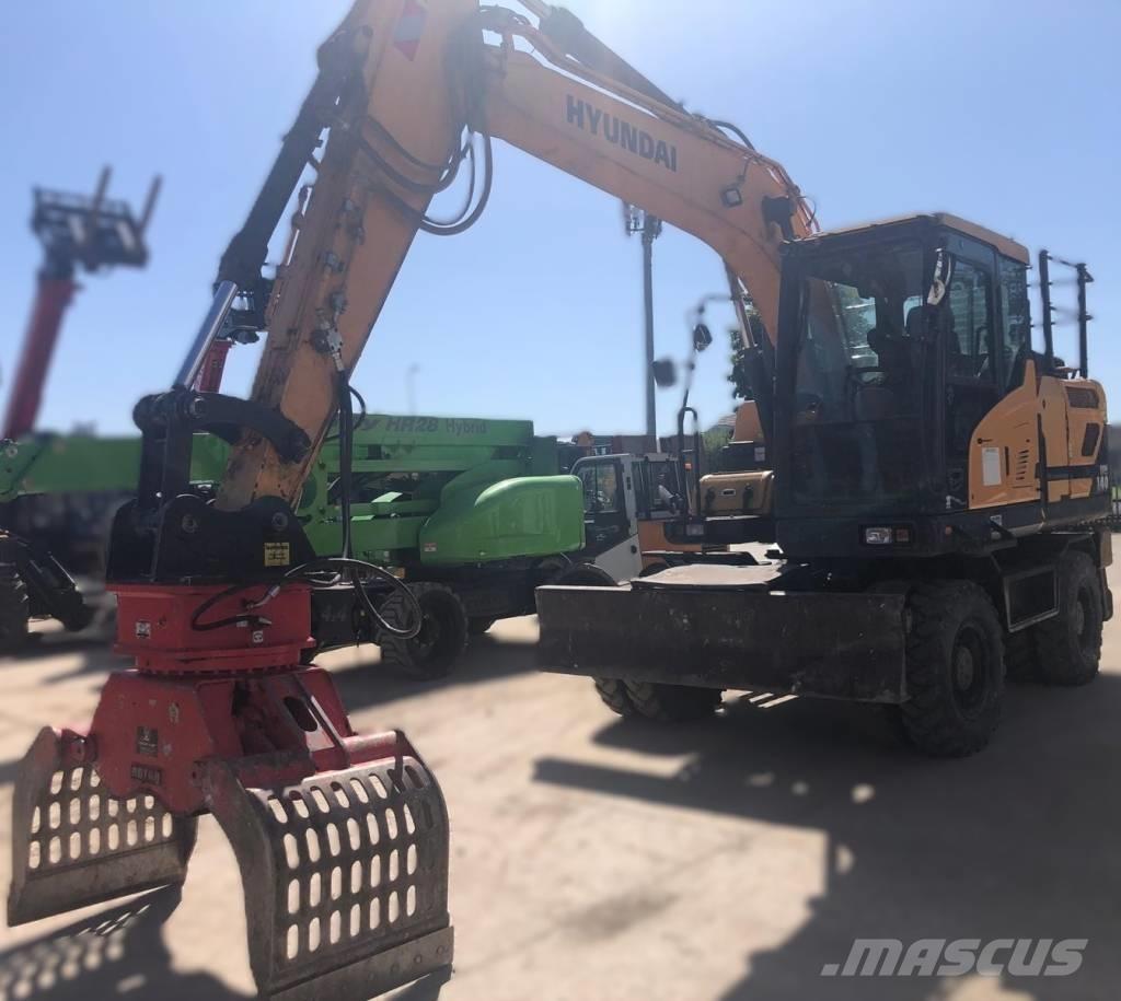 Hyundai HW140 Gumikerekes kotrók