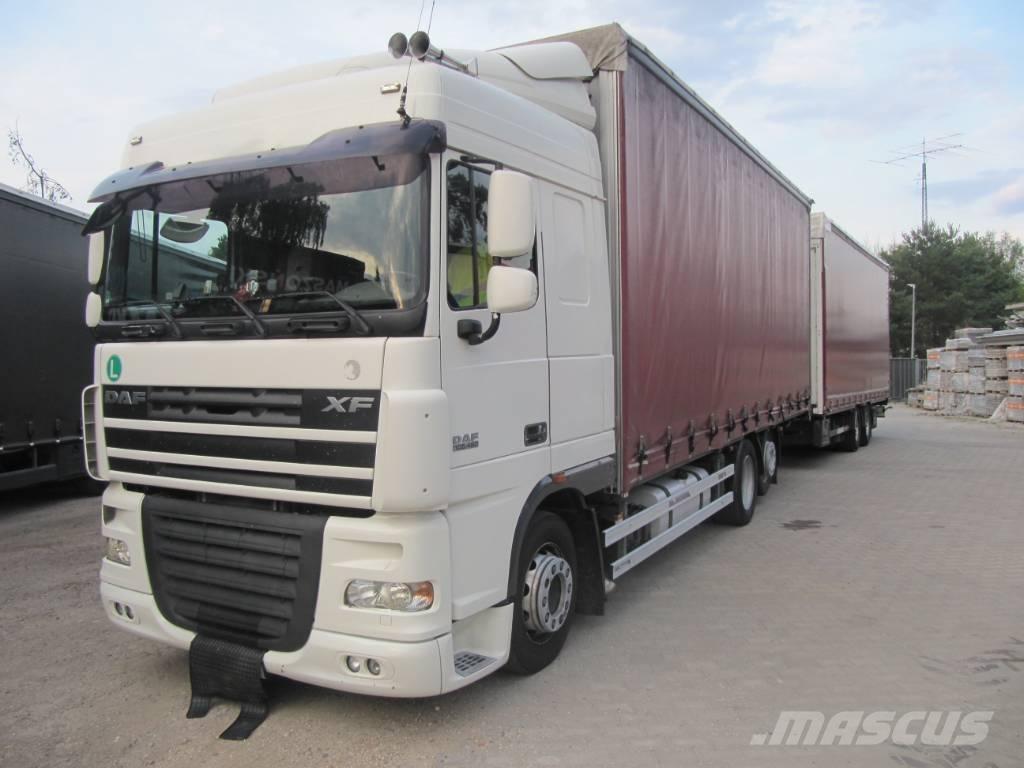 DAF XF 105 Elhúzható ponyvás
