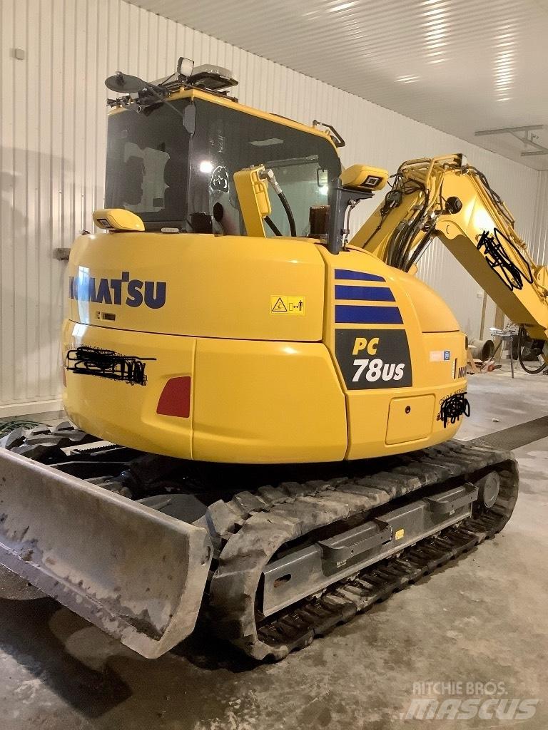 Komatsu Pc 78 us- 10 Közepes (midi) kotrók 7 t - 12 t