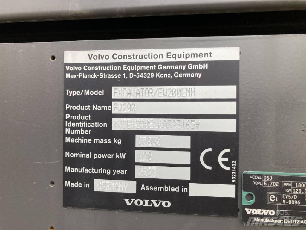 Volvo EW 200 E MH Gumikerekes kotrók