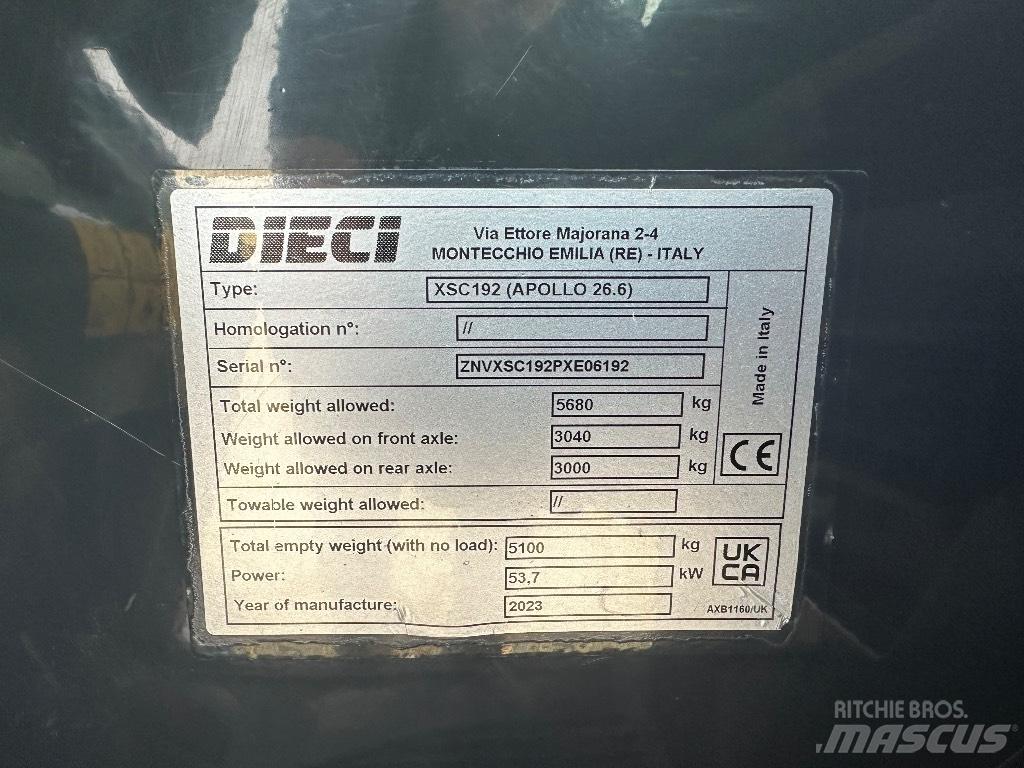 Dieci Apollo 26.6 Teleszkópos rakodók
