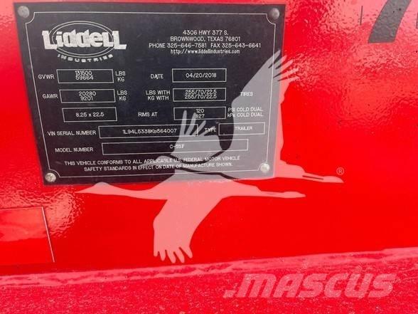 Liddell C-55F Mélybölcsős félpótkocsik
