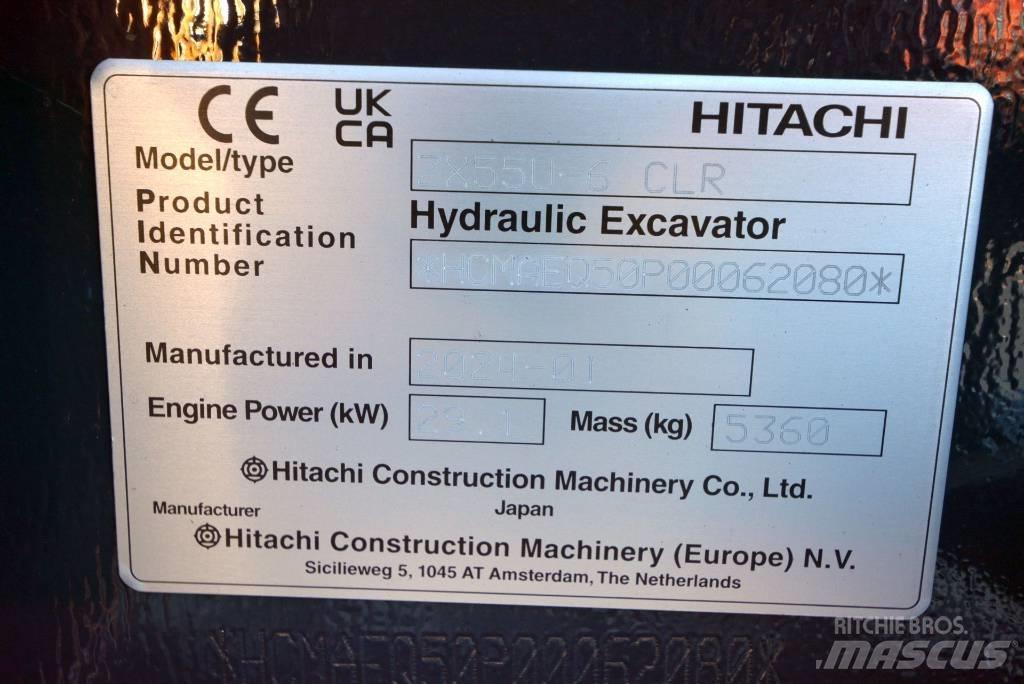 Hitachi ZX 55 U-6 Mini kotrók < 7t