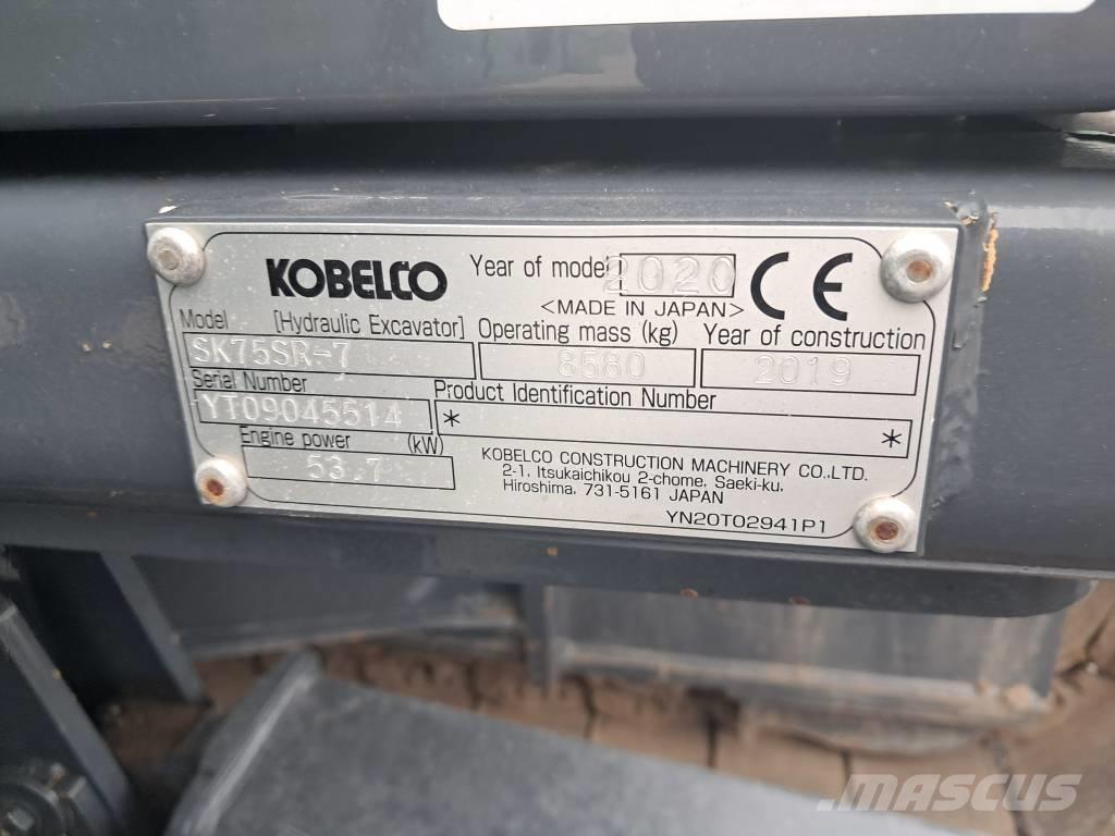 Kobelco SK75SR-7 Közepes (midi) kotrók 7 t - 12 t