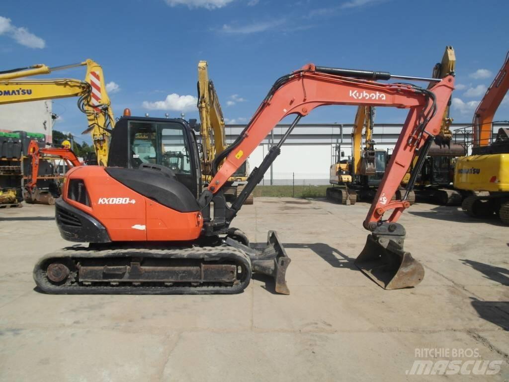 Kubota KX 080-4 Közepes (midi) kotrók 7 t - 12 t