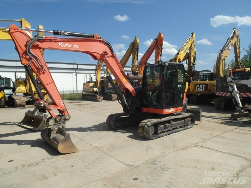 Kubota KX 080-4 Közepes (midi) kotrók 7 t - 12 t