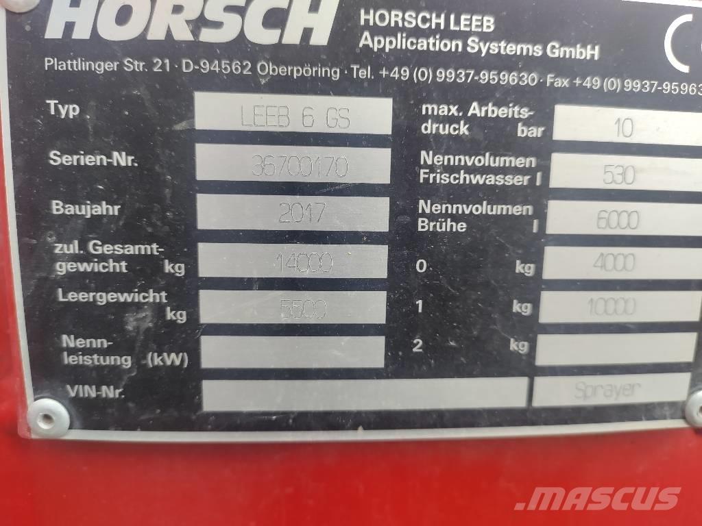 Horsch Leeb 6 GS Vontatott trágyaszórók