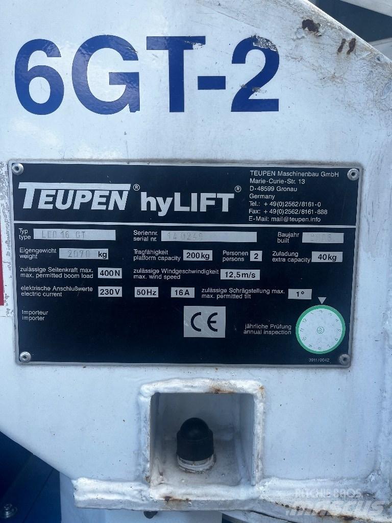 Teupen Leo 16GT Karos emelők