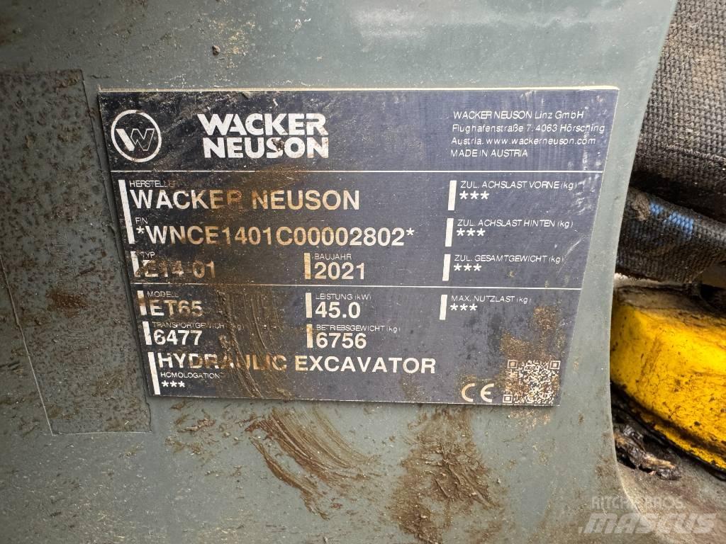 Wacker Neuson ET65 Lánctalpas kotrók