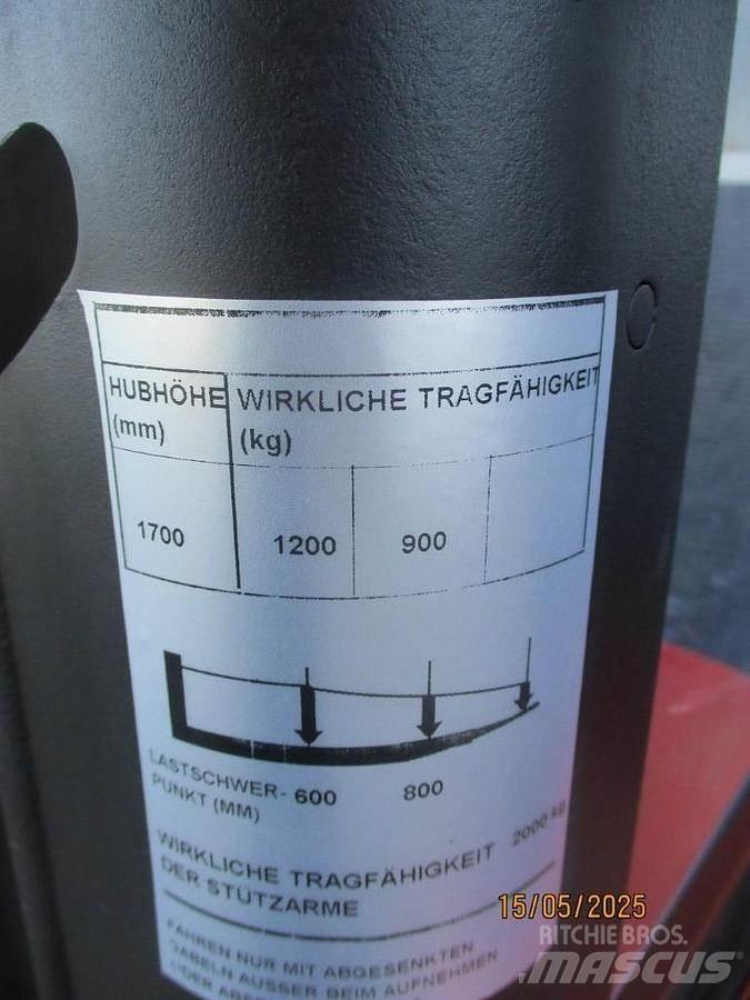 BT SWE 200D Gyalogkíséretű targonca