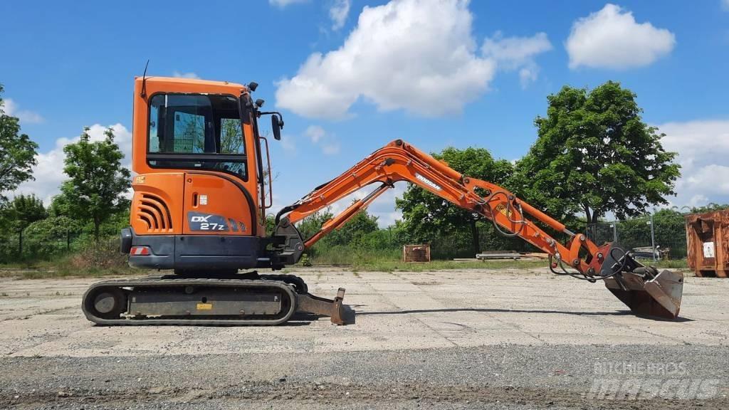 Doosan DX 27 Z Mini kotrók < 7t