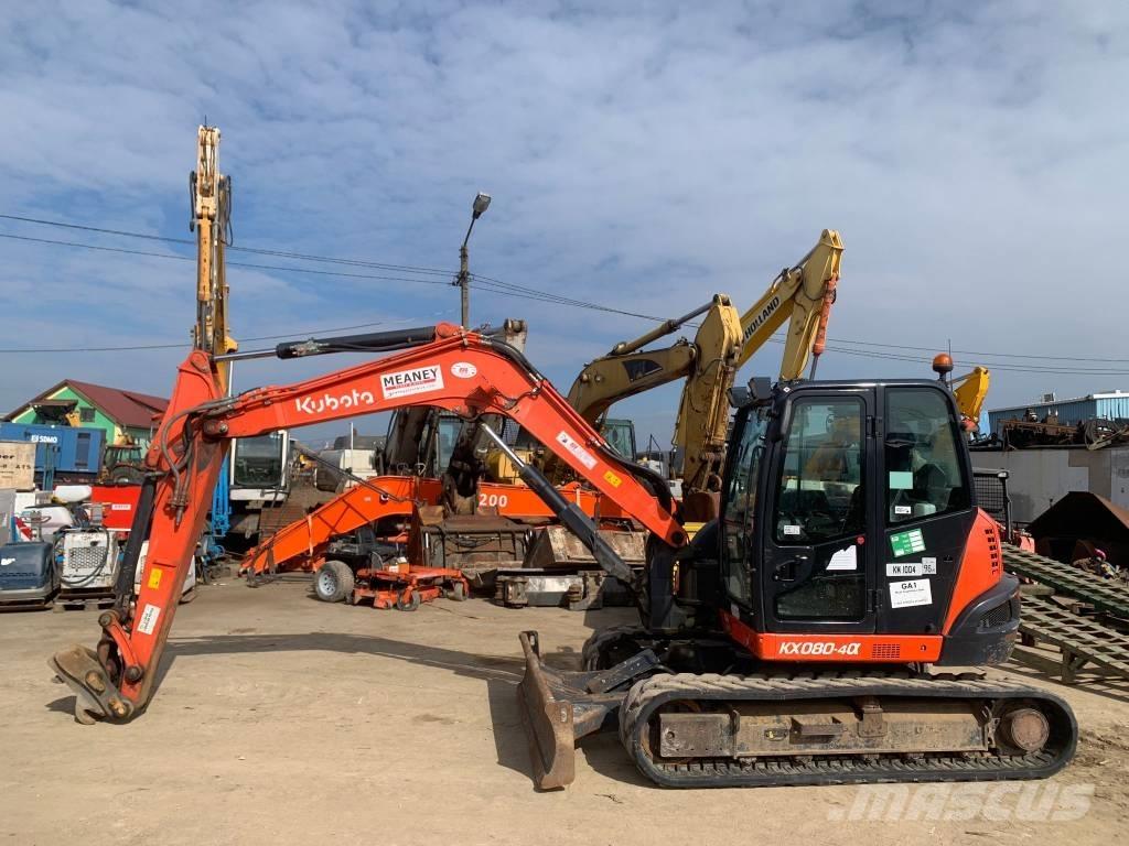 Kubota KX 080-4A Közepes (midi) kotrók 7 t - 12 t