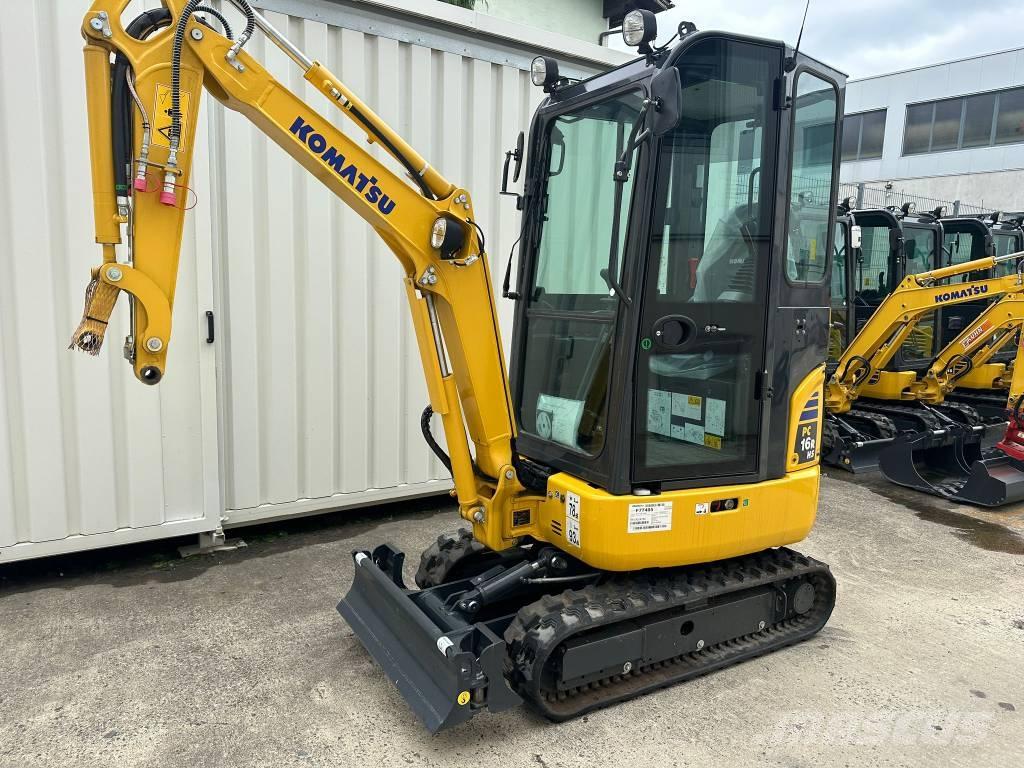 Komatsu PC 16 R-3HS Mini kotrók < 7t