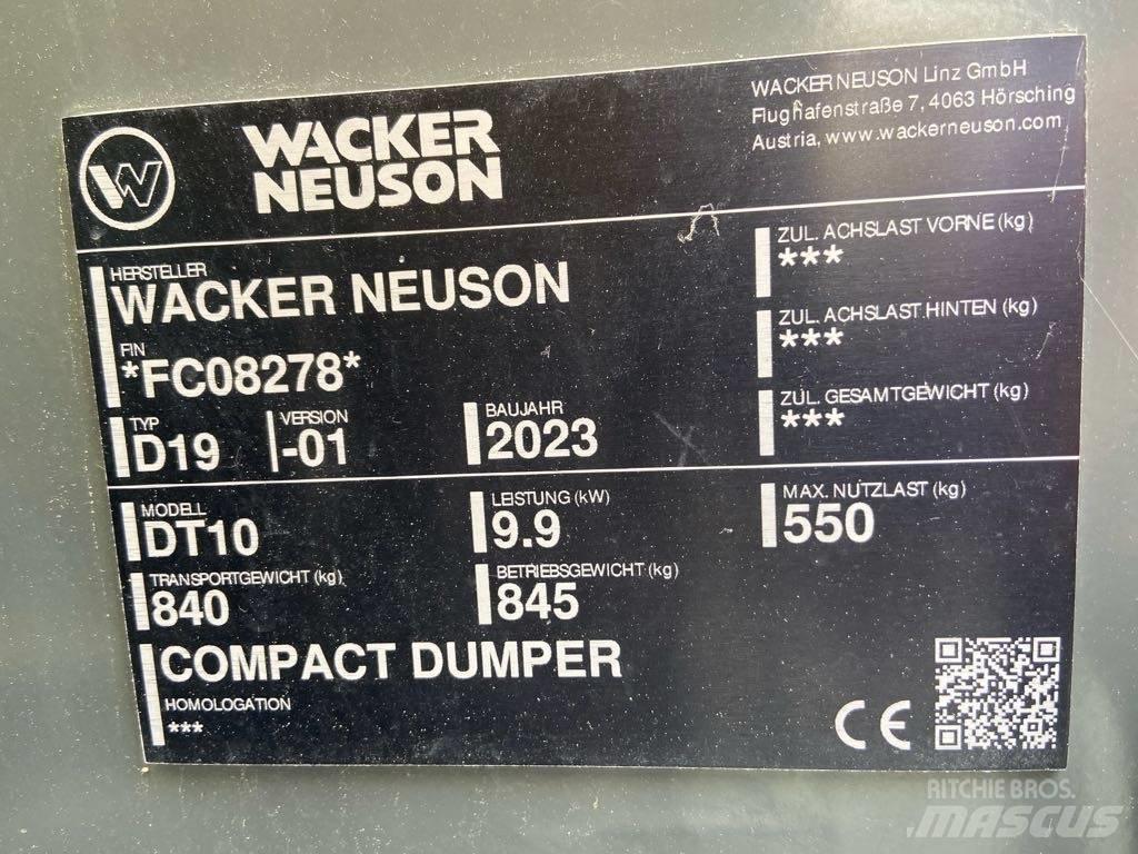 Wacker Neuson DT10 Lánctalpas dömperek