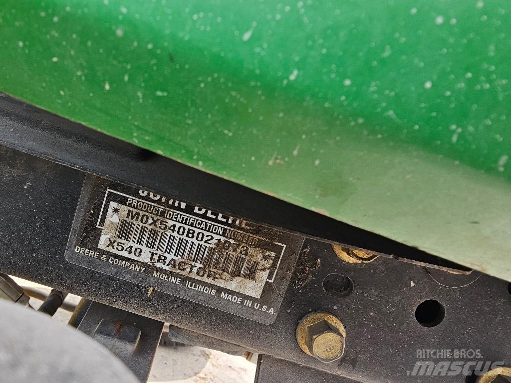 John Deere X 540 Kompakt traktorok