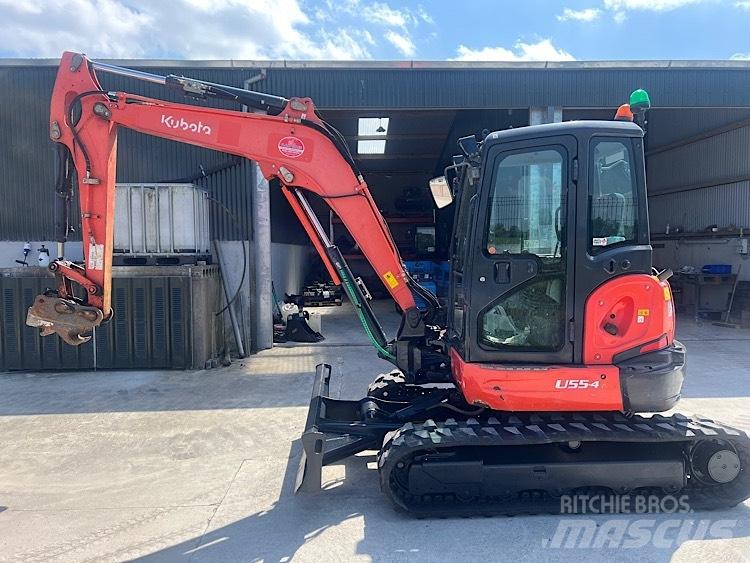 Kubota U55-4 Mini kotrók < 7t