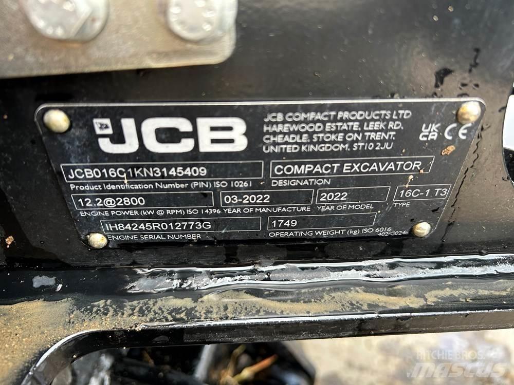 JCB 16C-1 Mini kotrók < 7t