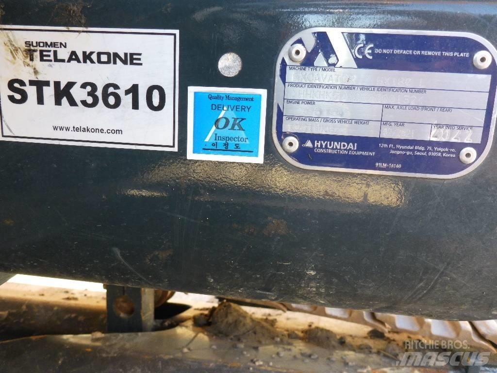 Hyundai HX180L Lánctalpas kotrók