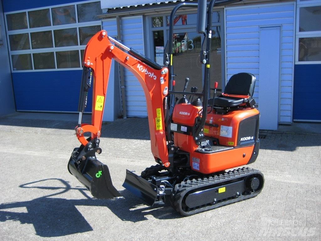Kubota K008-5 Mini kotrók < 7t