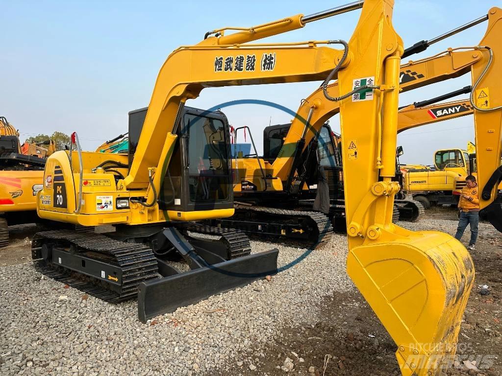 Komatsu PC 70 Mini kotrók < 7t