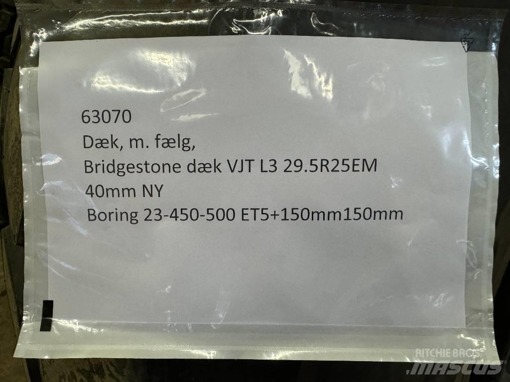Bridgestone 29.5R25 Gumiabroncsok, kerekek és felnik