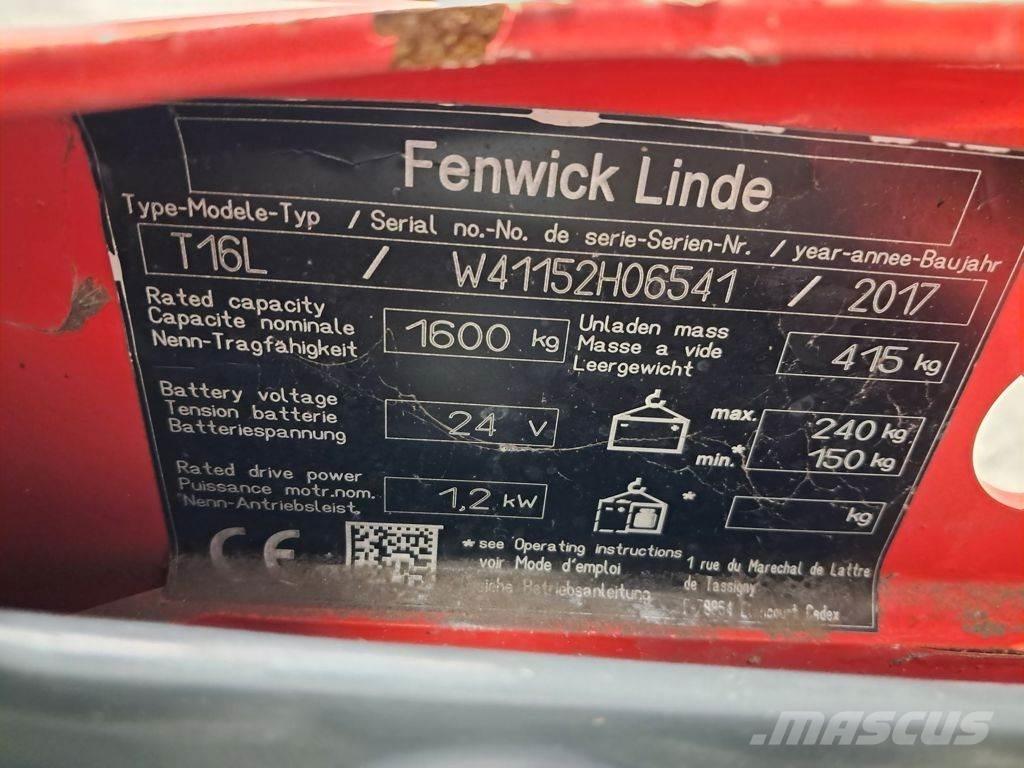 Linde T16L Alacsony emelőkocsi