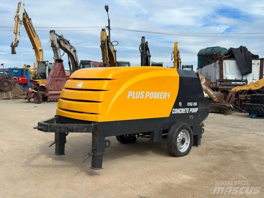 Plus Power VTGZ-20S Betonpumpák
