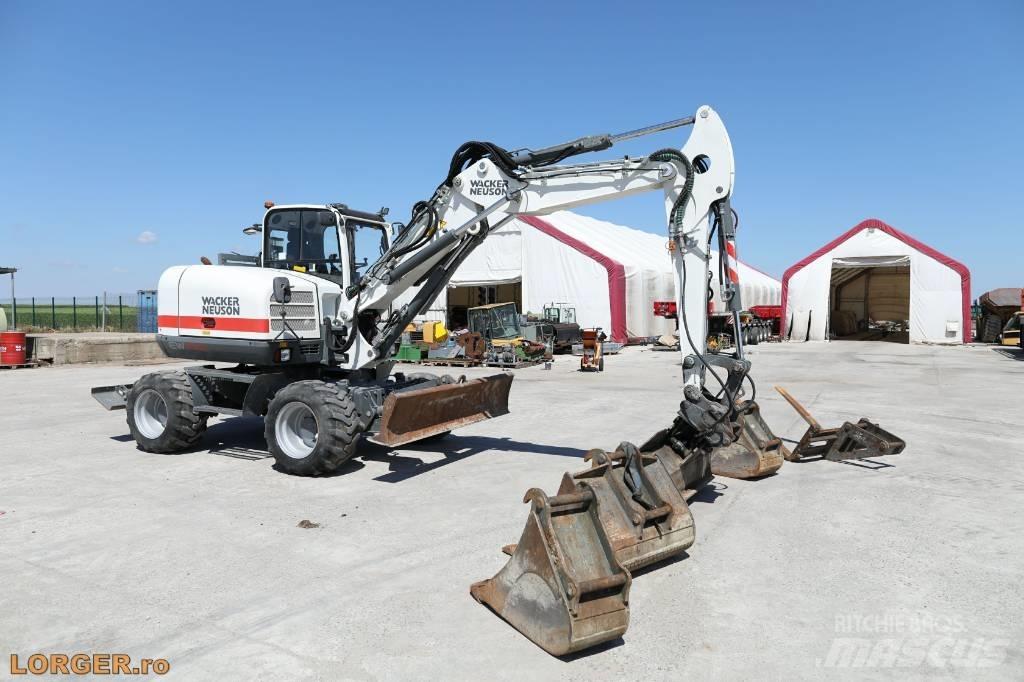 Wacker Neuson EW 100 Gumikerekes kotrók