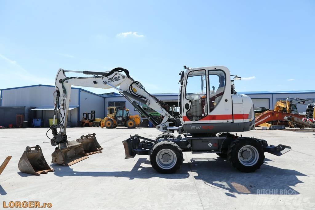 Wacker Neuson EW 100 Gumikerekes kotrók