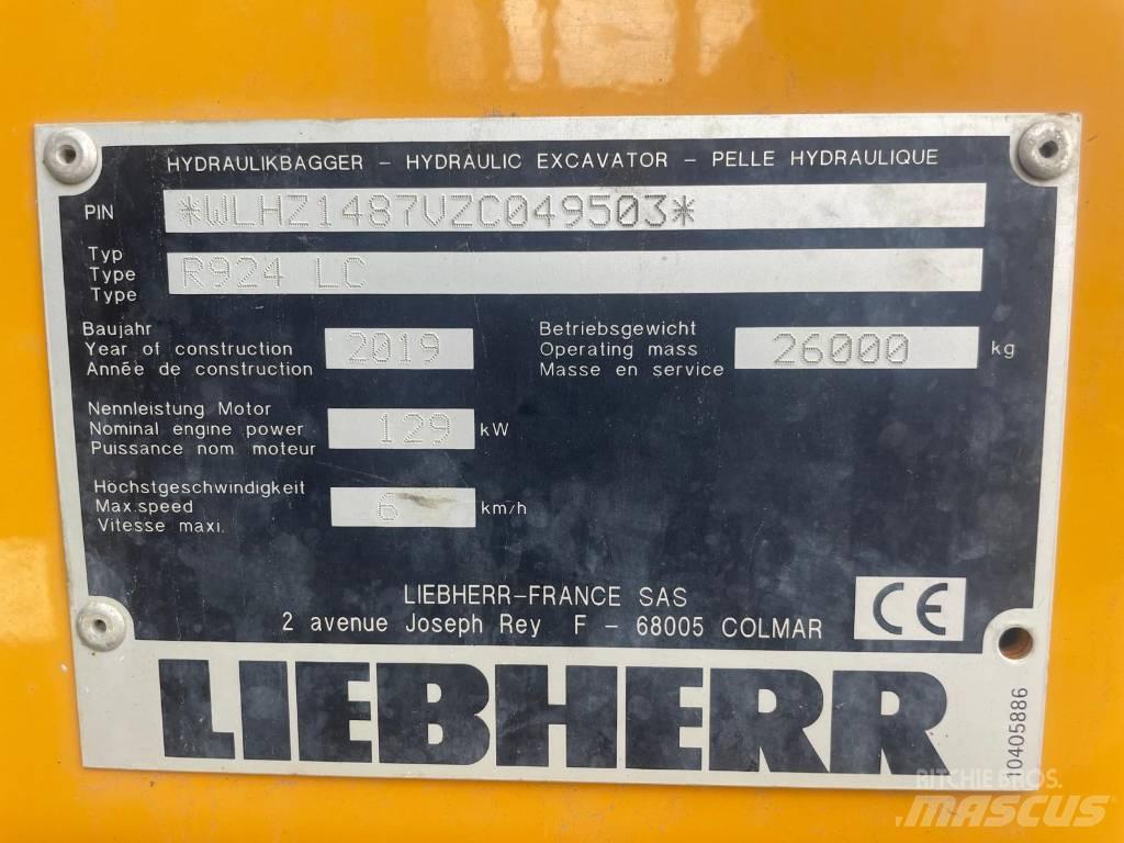 Liebherr R924 G8 Lánctalpas kotrók