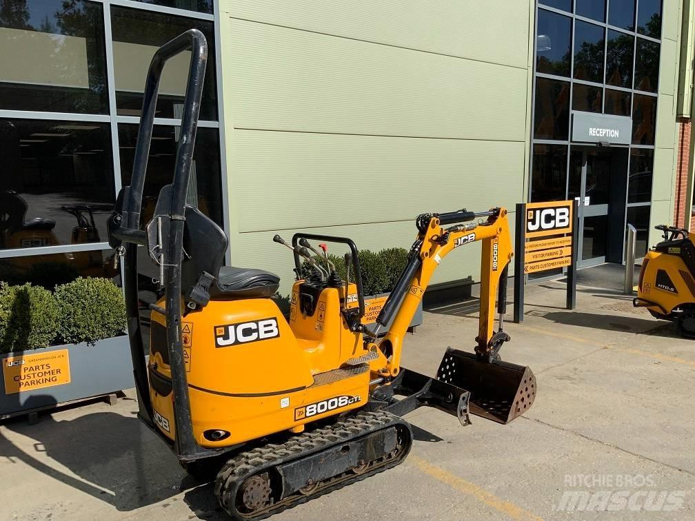JCB 8008 Mini kotrók < 7t