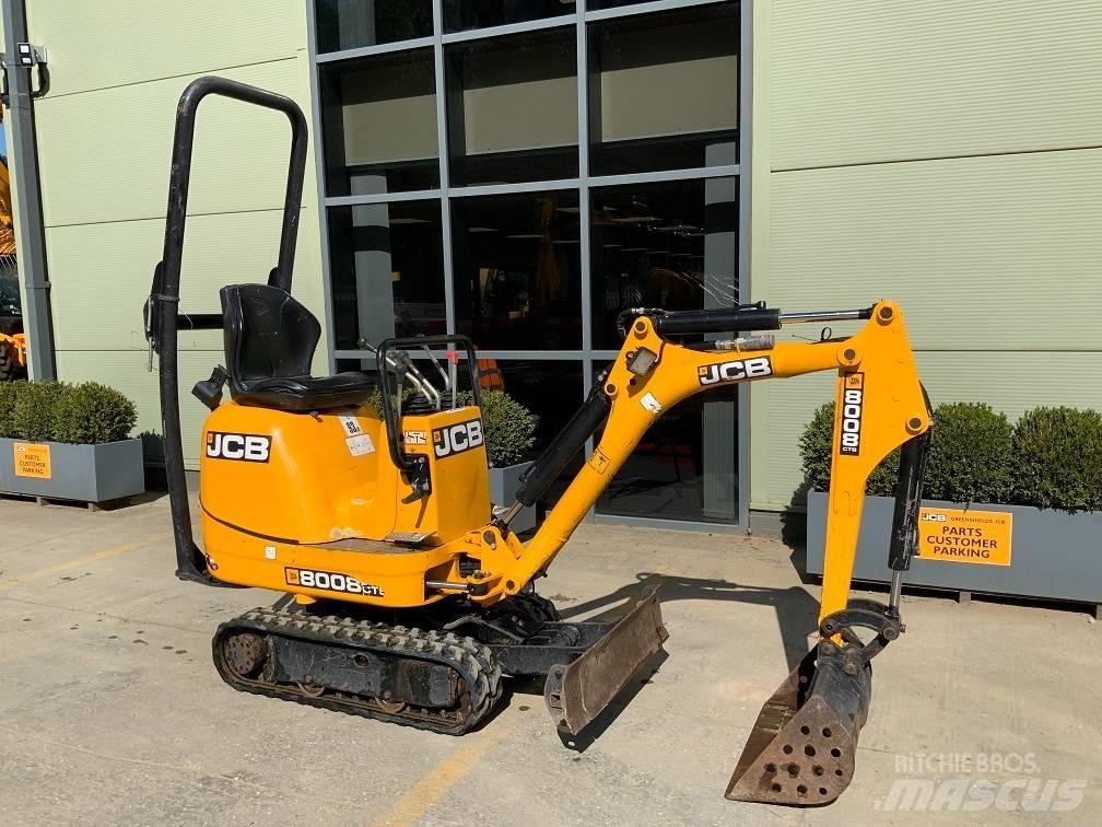 JCB 8008 Mini kotrók < 7t