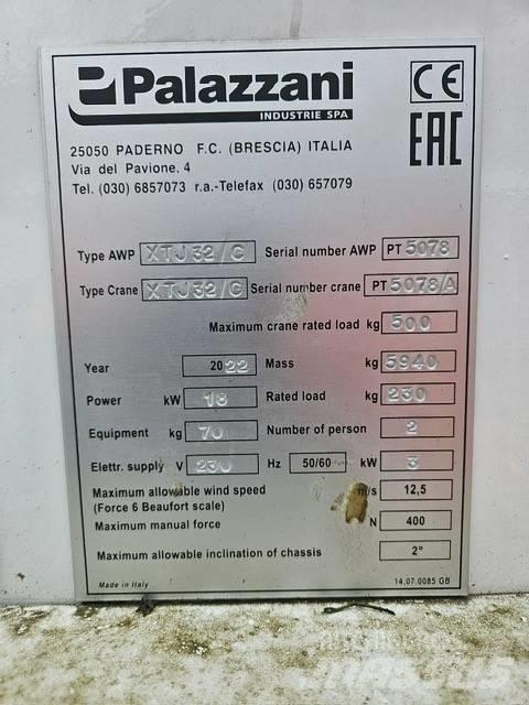Palazzani XTJ 32C Egyéb felvonók és állványok