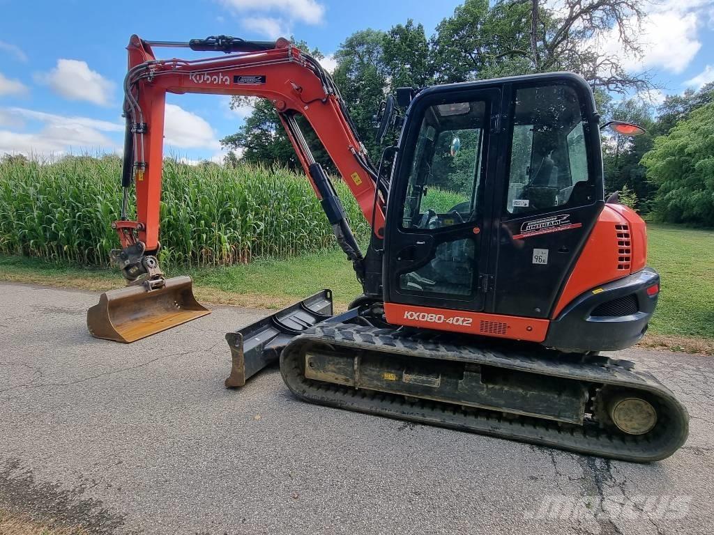 Kubota KX 080-4a2 Mini kotrók < 7t