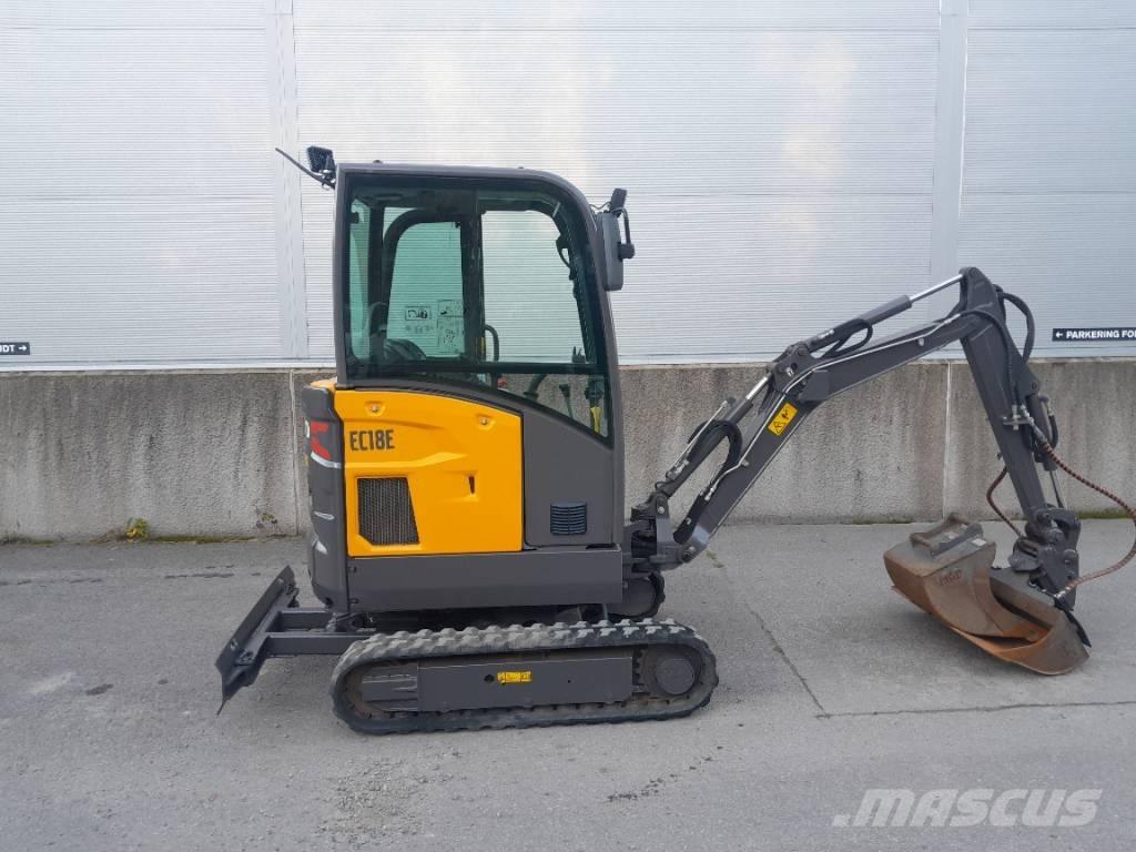 Volvo EC18E Mini kotrók < 7t