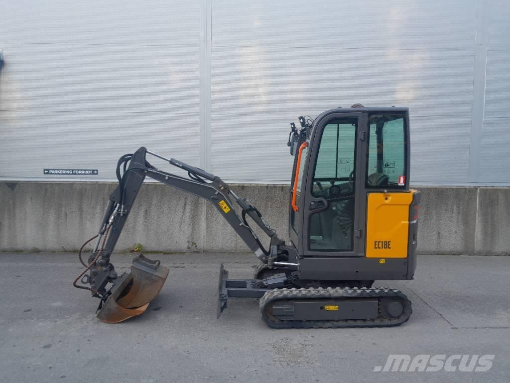 Volvo EC18E Mini kotrók < 7t