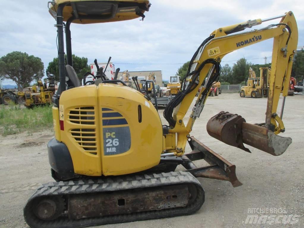 Komatsu PC 26 MR-3 Mini kotrók < 7t