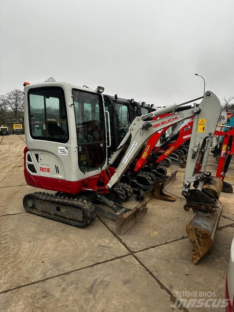 Takeuchi TB 216 Mini kotrók < 7t