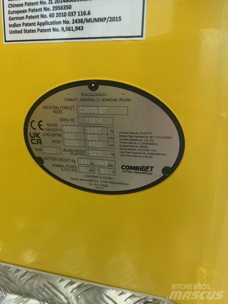 Combilift C3000ET Elektromos targoncák