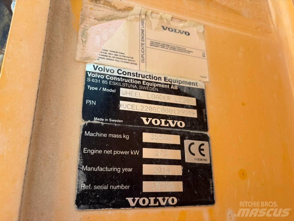 Volvo L 220 G Gumikerekes homlokrakodók