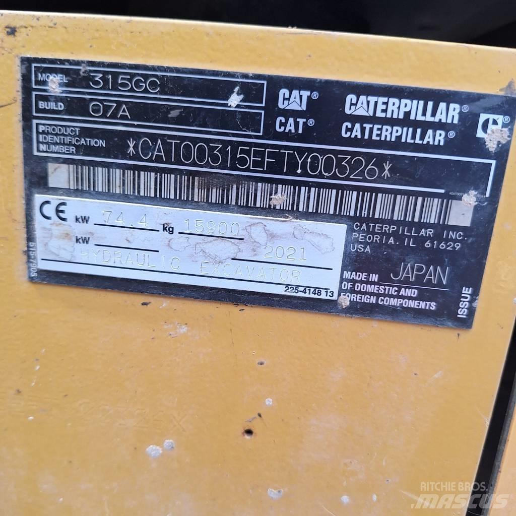 CAT 315 Lánctalpas kotrók