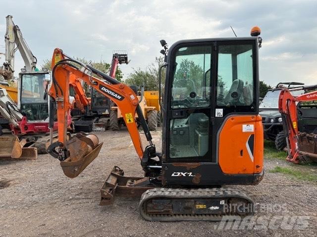 Doosan DX 19Z Mini kotrók < 7t