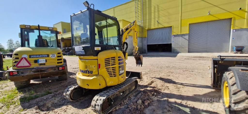 Komatsu PC 26 MR Mini kotrók < 7t