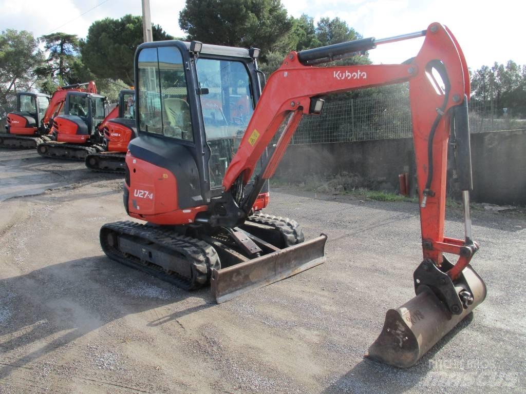 Kubota U 27-4 Mini kotrók < 7t
