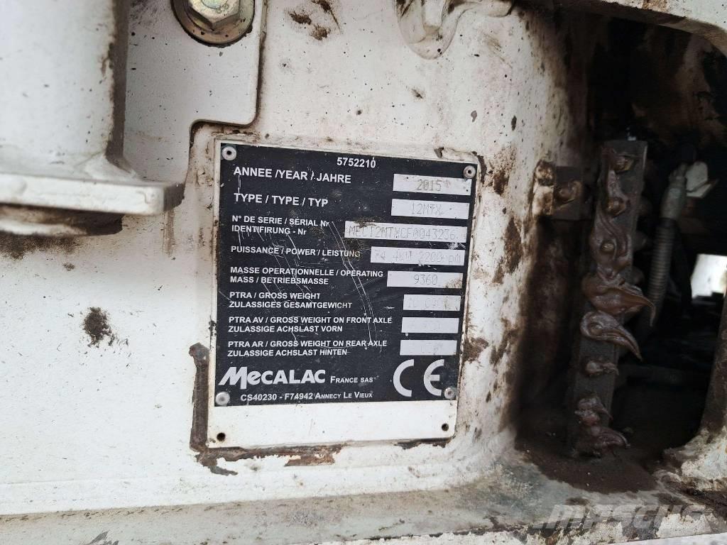 Mecalac 12 MTX Gumikerekes kotrók