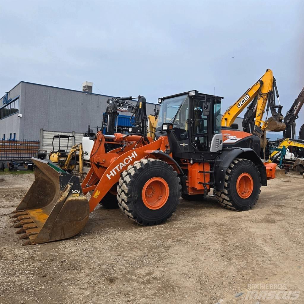 Hitachi ZW150-6 Gumikerekes homlokrakodók