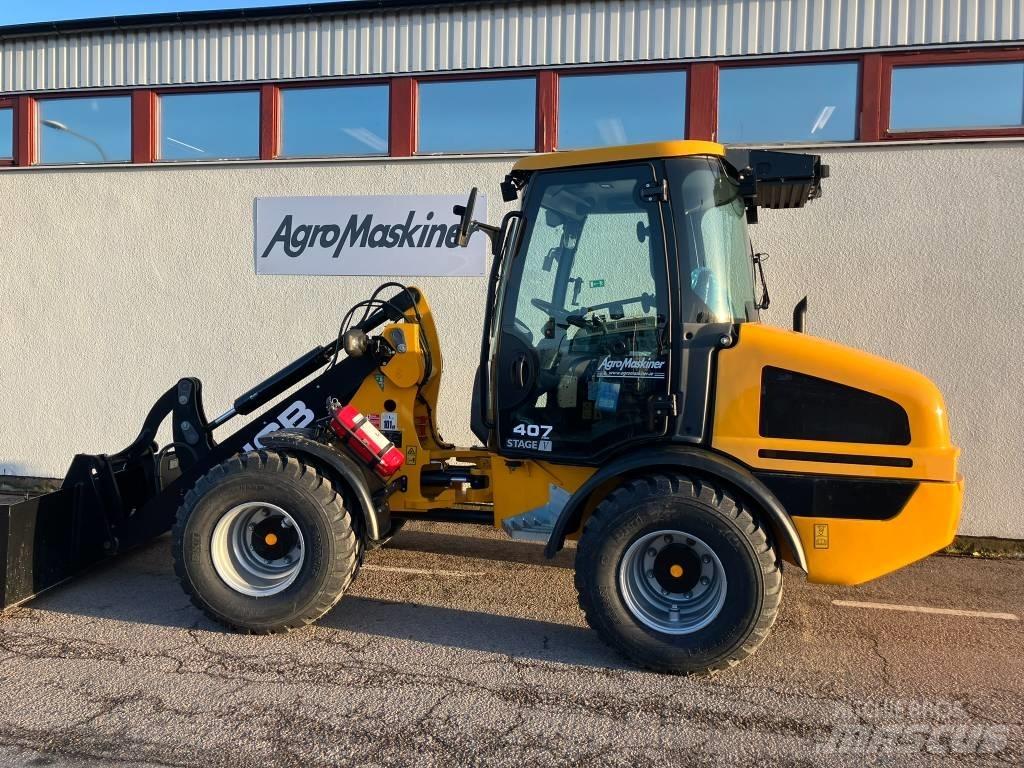 JCB 407 Gumikerekes homlokrakodók