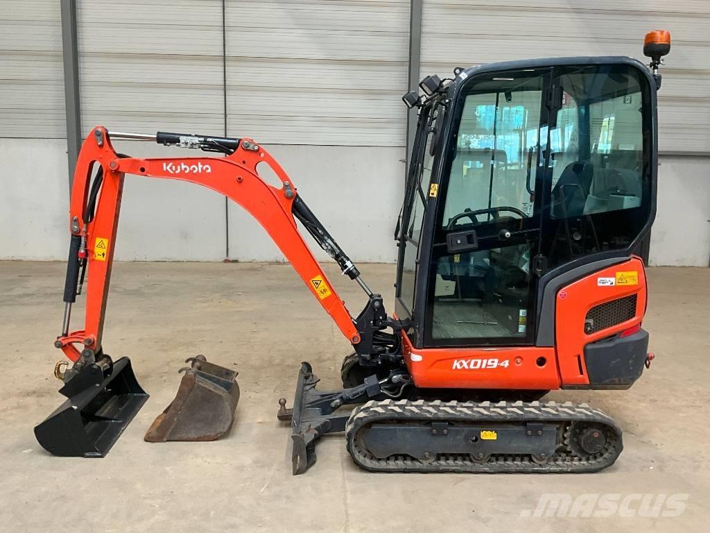 Kubota KX 019-4 Mini kotrók < 7t