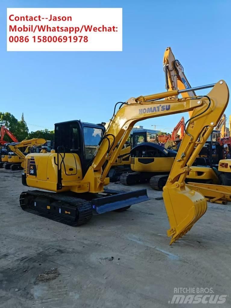 Komatsu PC 56 Mini kotrók < 7t
